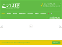 Tablet Screenshot of ldf-ks.org